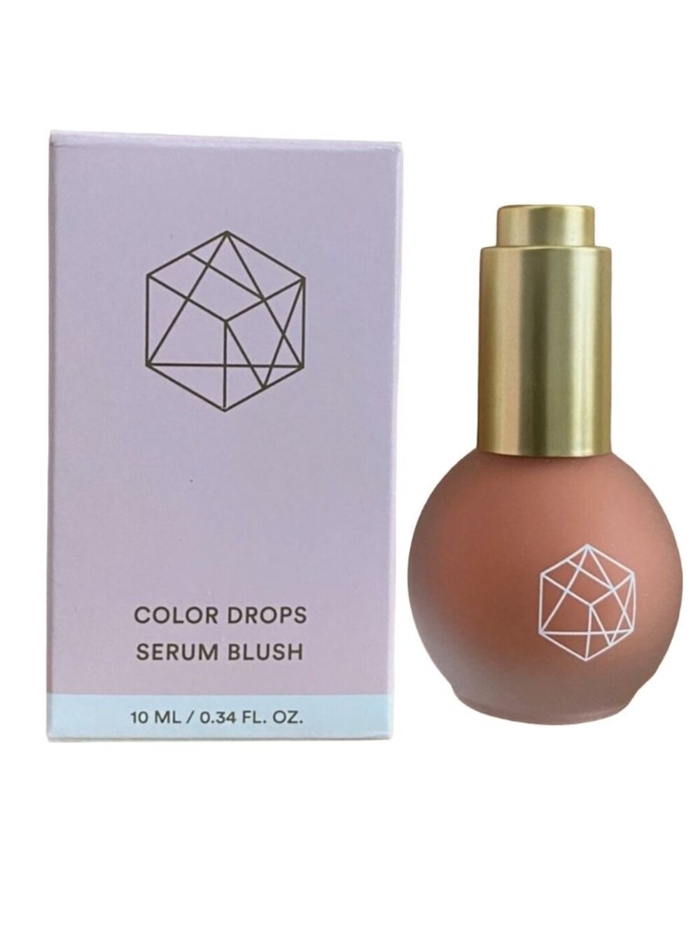 Em Cosmetics Color Drops Serum Blush in Peachy Peach 0.34oz 10mL
